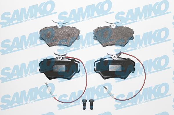 Samko 5SP469 - Комплект спирачно феродо, дискови спирачки vvparts.bg