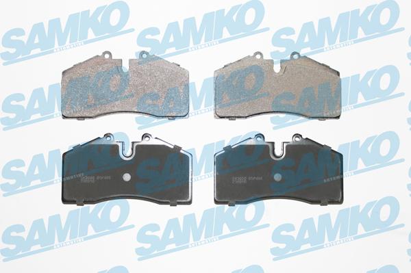 Samko 5SP466 - Комплект спирачно феродо, дискови спирачки vvparts.bg
