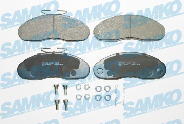 Samko 5SP414 - Комплект спирачно феродо, дискови спирачки vvparts.bg