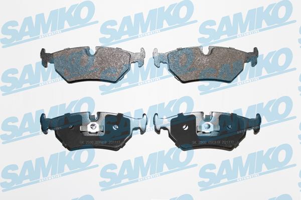 Samko 5SP418 - Комплект спирачно феродо, дискови спирачки vvparts.bg