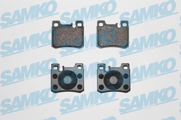 Samko 5SP485 - Комплект спирачно феродо, дискови спирачки vvparts.bg