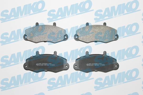 Samko 5SP481 - Комплект спирачно феродо, дискови спирачки vvparts.bg