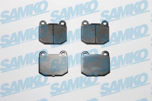 Samko 5SP434 - Комплект спирачно феродо, дискови спирачки vvparts.bg