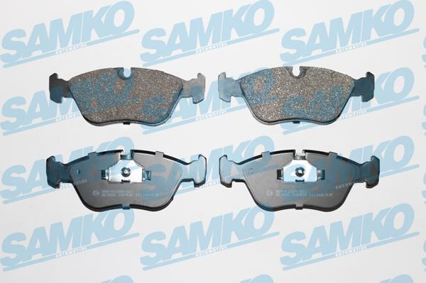 Samko 5SP436 - Комплект спирачно феродо, дискови спирачки vvparts.bg