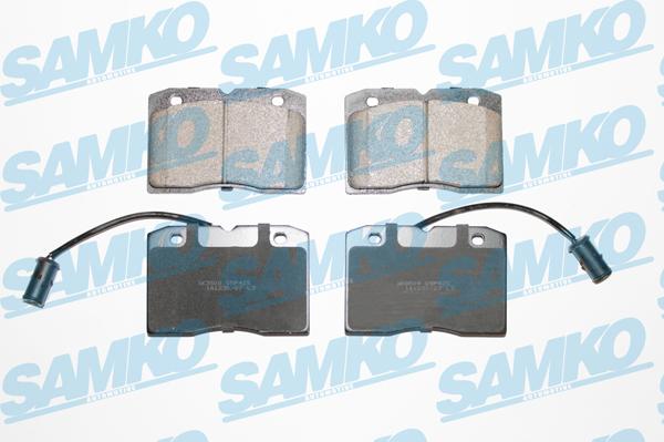 Samko 5SP425 - Комплект спирачно феродо, дискови спирачки vvparts.bg