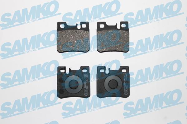 Samko 5SP428 - Комплект спирачно феродо, дискови спирачки vvparts.bg