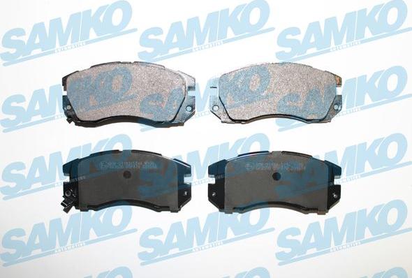Samko 5SP479 - Комплект спирачно феродо, дискови спирачки vvparts.bg