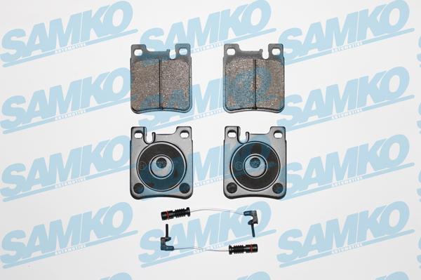 Samko 5SP477A - Комплект спирачно феродо, дискови спирачки vvparts.bg