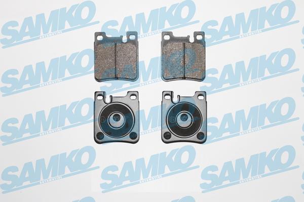 Samko 5SP477 - Комплект спирачно феродо, дискови спирачки vvparts.bg