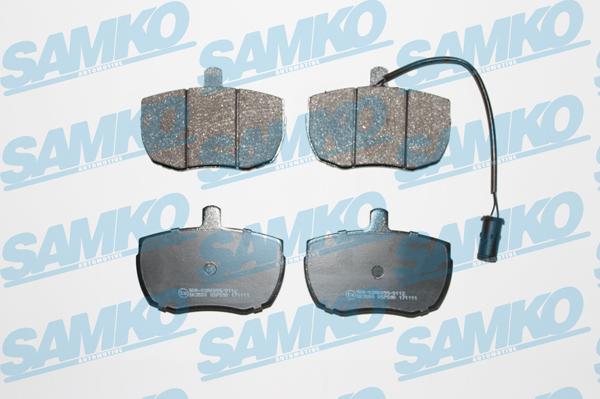 Samko 5SP590 - Комплект спирачно феродо, дискови спирачки vvparts.bg