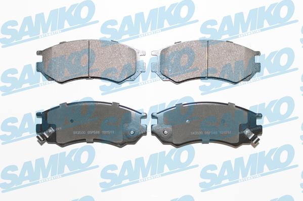 Samko 5SP548 - Комплект спирачно феродо, дискови спирачки vvparts.bg