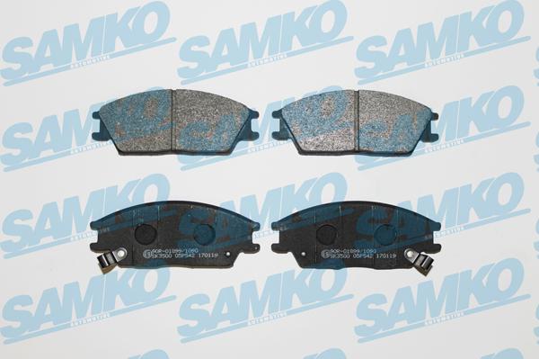 Samko 5SP542 - Комплект спирачно феродо, дискови спирачки vvparts.bg