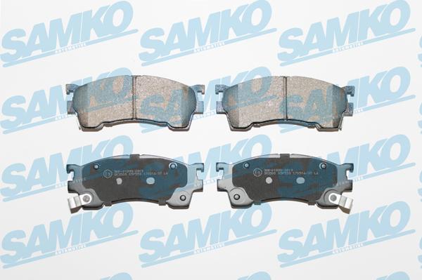 Samko 5SP559 - Комплект спирачно феродо, дискови спирачки vvparts.bg