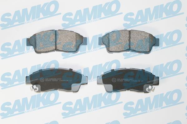 Samko 5SP561 - Комплект спирачно феродо, дискови спирачки vvparts.bg