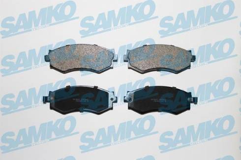 Samko 5SP563 - Комплект спирачно феродо, дискови спирачки vvparts.bg