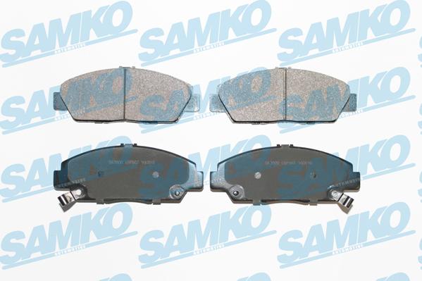 Samko 5SP567 - Комплект спирачно феродо, дискови спирачки vvparts.bg