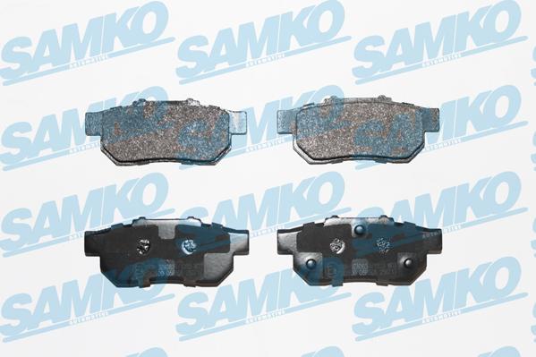 Samko 5SP505 - Комплект спирачно феродо, дискови спирачки vvparts.bg