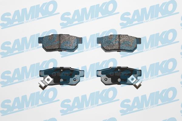 Samko 5SP506 - Комплект спирачно феродо, дискови спирачки vvparts.bg