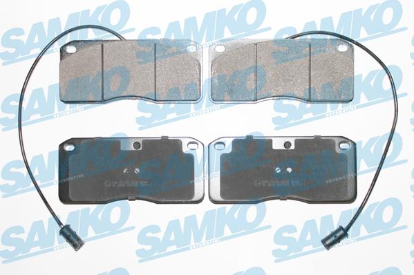 Samko 5SP500 - Комплект спирачно феродо, дискови спирачки vvparts.bg