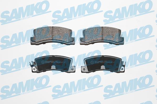 Samko 5SP514 - Комплект спирачно феродо, дискови спирачки vvparts.bg