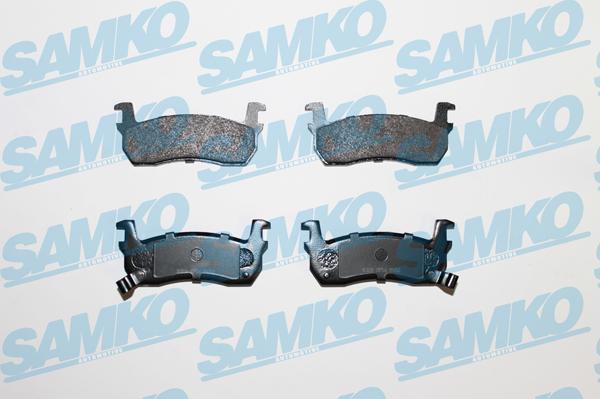 Samko 5SP516 - Комплект спирачно феродо, дискови спирачки vvparts.bg