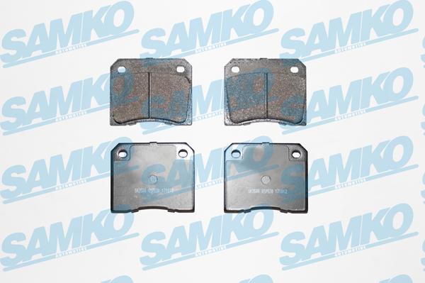 Samko 5SP530 - Комплект спирачно феродо, дискови спирачки vvparts.bg