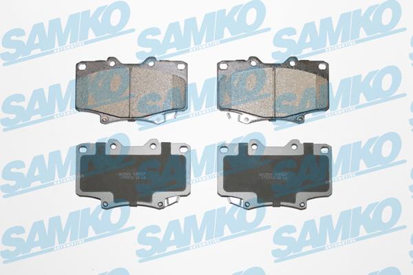 Samko 5SP537 - Комплект спирачно феродо, дискови спирачки vvparts.bg