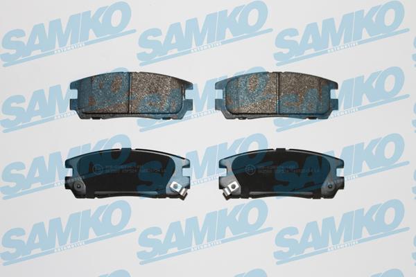 Samko 5SP524 - Комплект спирачно феродо, дискови спирачки vvparts.bg