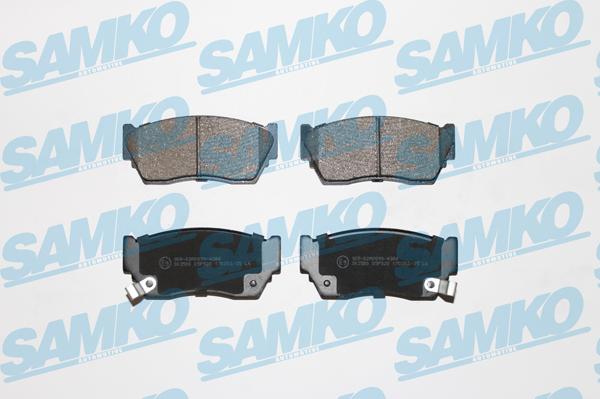 Samko 5SP520 - Комплект спирачно феродо, дискови спирачки vvparts.bg