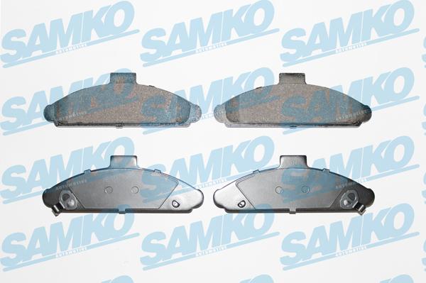 Samko 5SP579 - Комплект спирачно феродо, дискови спирачки vvparts.bg