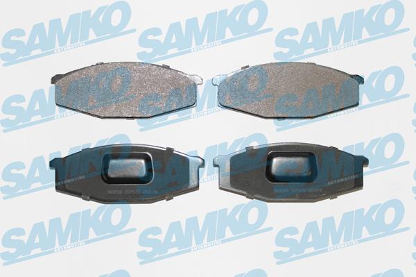 Samko 5SP575 - Комплект спирачно феродо, дискови спирачки vvparts.bg