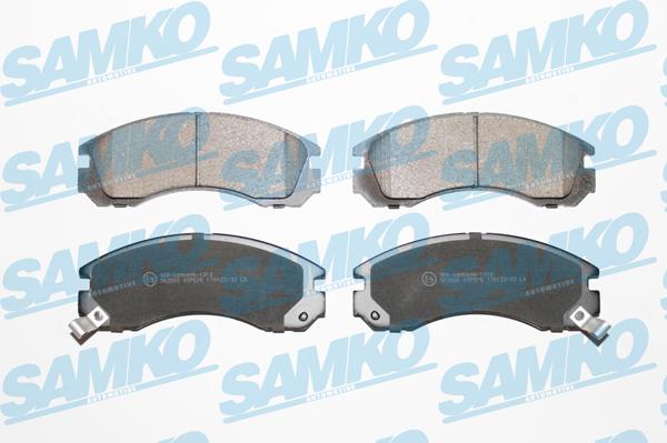 Samko 5SP578 - Комплект спирачно феродо, дискови спирачки vvparts.bg