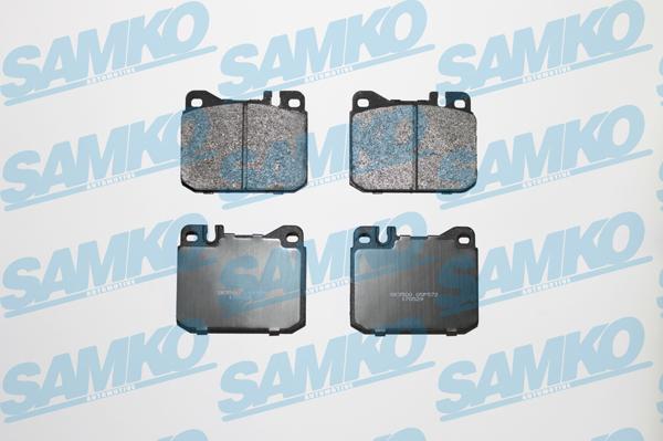 Samko 5SP572 - Комплект спирачно феродо, дискови спирачки vvparts.bg