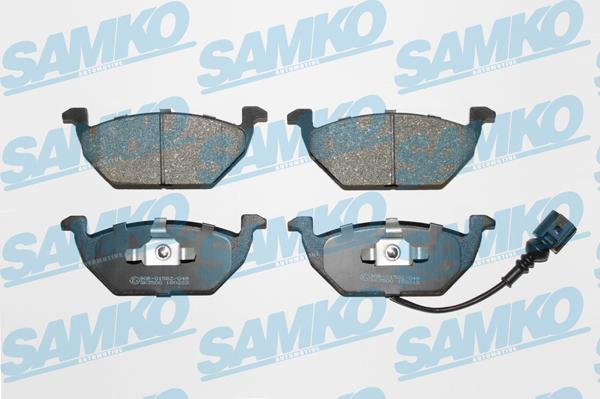 Samko 5SP692 - Комплект спирачно феродо, дискови спирачки vvparts.bg