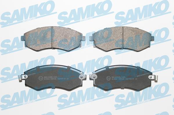 Samko 5SP640 - Комплект спирачно феродо, дискови спирачки vvparts.bg