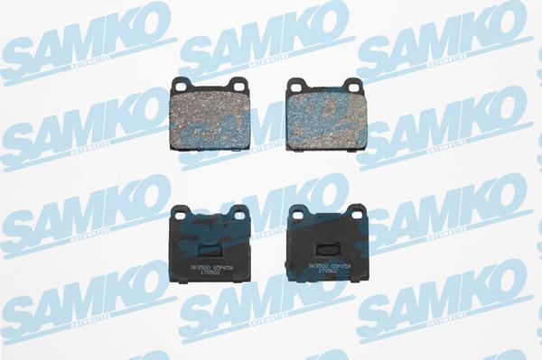 Samko 5SP659 - Комплект спирачно феродо, дискови спирачки vvparts.bg