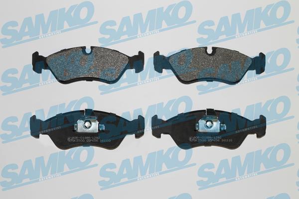 Samko 5SP656 - Комплект спирачно феродо, дискови спирачки vvparts.bg