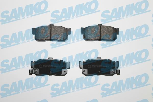 Samko 5SP602 - Комплект спирачно феродо, дискови спирачки vvparts.bg