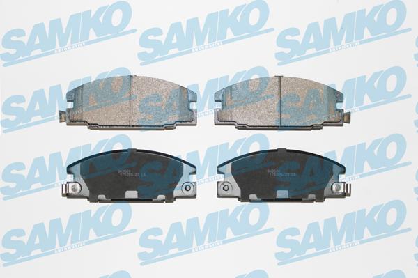 Samko 5SP685 - Комплект спирачно феродо, дискови спирачки vvparts.bg
