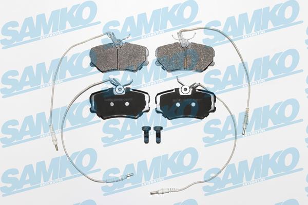 Samko 5SP636 - Комплект спирачно феродо, дискови спирачки vvparts.bg