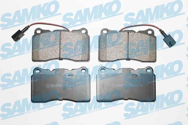 Samko 5SP674 - Комплект спирачно феродо, дискови спирачки vvparts.bg