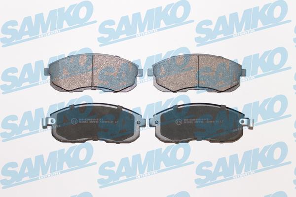 Samko 5SP090 - Комплект спирачно феродо, дискови спирачки vvparts.bg