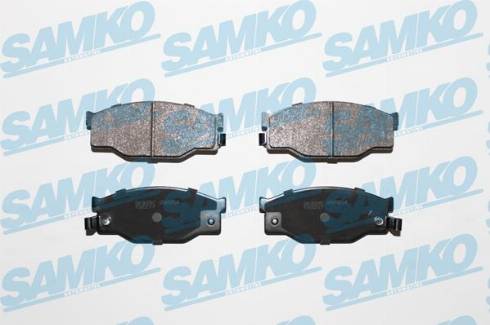 Samko 5SP054 - Комплект спирачно феродо, дискови спирачки vvparts.bg