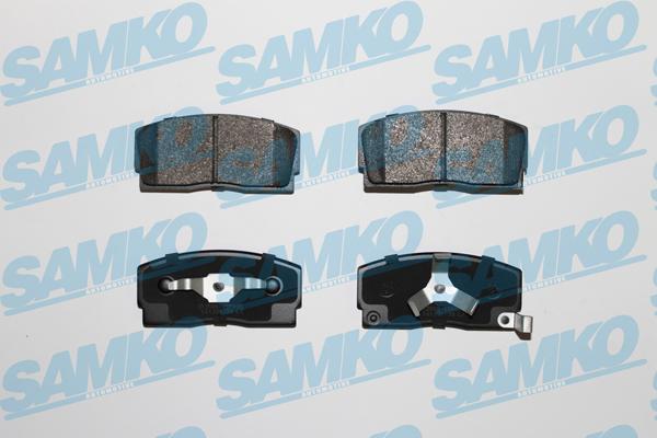 Samko 5SP055 - Комплект спирачно феродо, дискови спирачки vvparts.bg