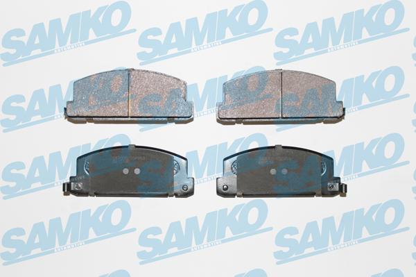 Samko 5SP053 - Комплект спирачно феродо, дискови спирачки vvparts.bg