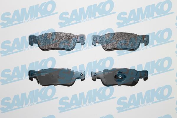 Samko 5SP052 - Комплект спирачно феродо, дискови спирачки vvparts.bg