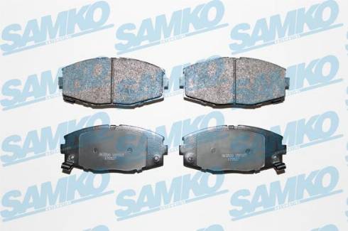 Samko 5SP065 - Комплект спирачно феродо, дискови спирачки vvparts.bg