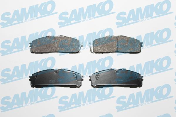 Samko 5SP066 - Комплект спирачно феродо, дискови спирачки vvparts.bg