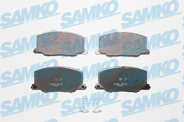 Samko 5SP068 - Комплект спирачно феродо, дискови спирачки vvparts.bg
