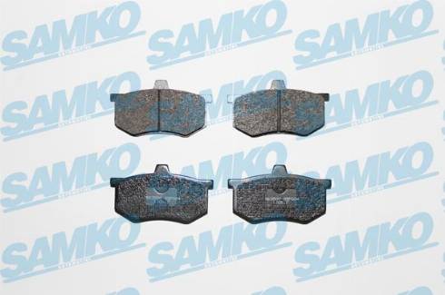 Samko 5SP004 - Комплект спирачно феродо, дискови спирачки vvparts.bg